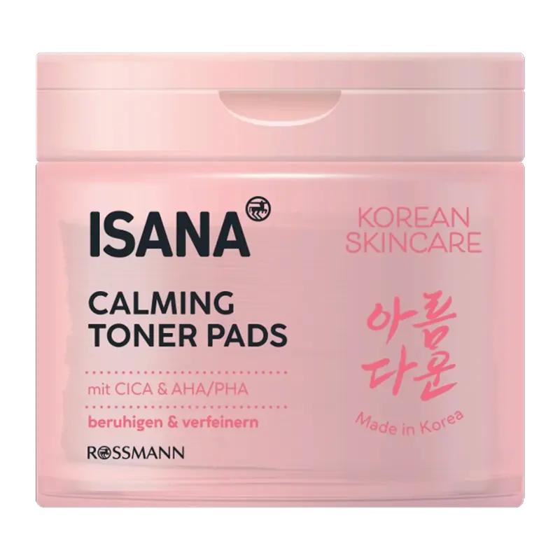 ISANA Tonizační tampony Korean Skincare, 60 ks