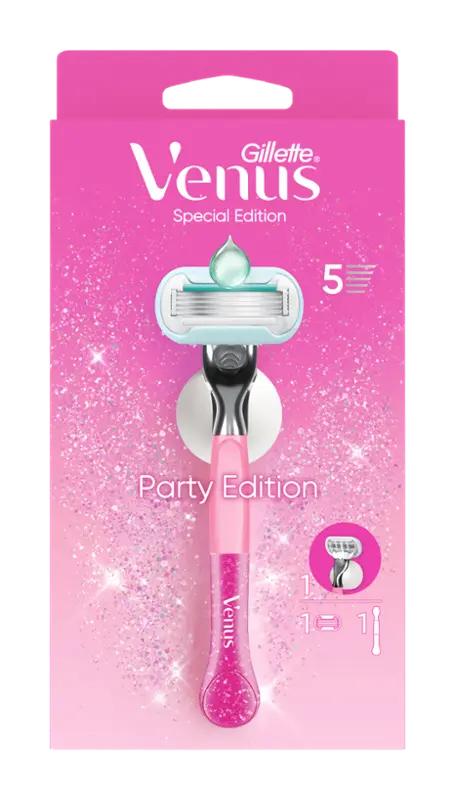 Gillette Dámský holicí strojek Venus Party Edition, 1 ks