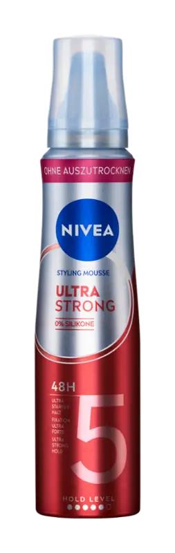NIVEA Pěnové tužidlo Ultra Strong, 150 ml