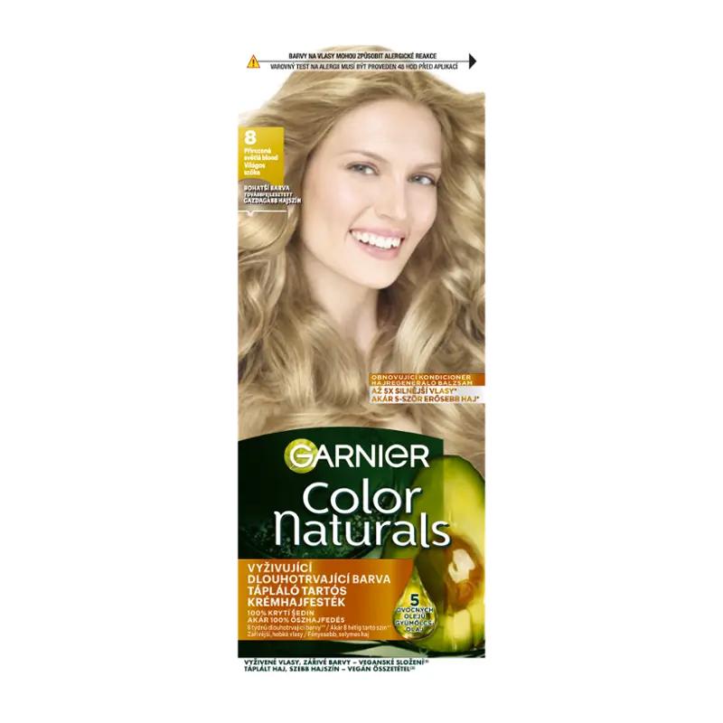 Garnier Barva na vlasy Color Naturals 8 světlá blond, 1 ks
