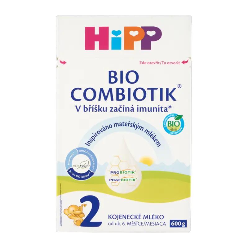 HiPP Pokračovací kojenecké mléko Bio Combiotik 2, 6m+,
379 Kč