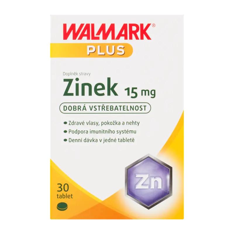 Walmark Zinek Plus 15 mg, doplněk stravy, 30 ks