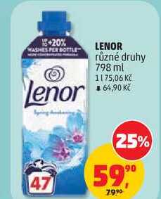 LENOR různé druhy, 798 ml 