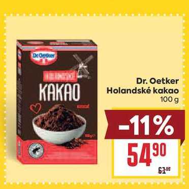 Dr. Oetker Holandské kakao 100 g