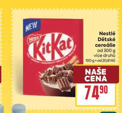Nestlé Dětské cereálie od 300 g