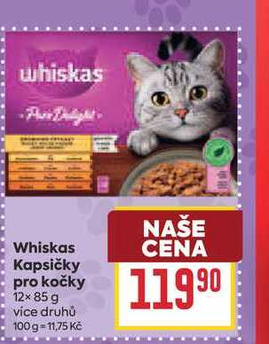 Whiskas Kapsičky pro kočky 12× 85 g