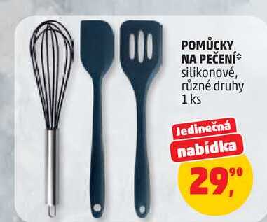 POMŮCKY NA PEČENÍ silikonové, různé druhy, 1 ks