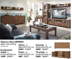 Obývací stěna GERMAN - Komoda