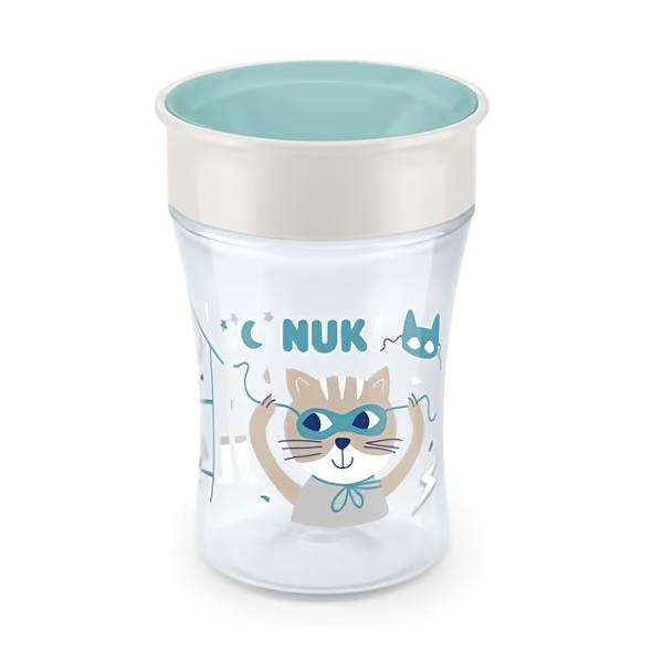 NUK Hrnek Magic Cup s víčkem 230ml, zelený