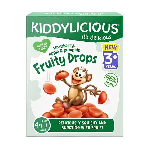 Kiddylicious Ovocné želé bonbónky jahoda, jablko a dýně