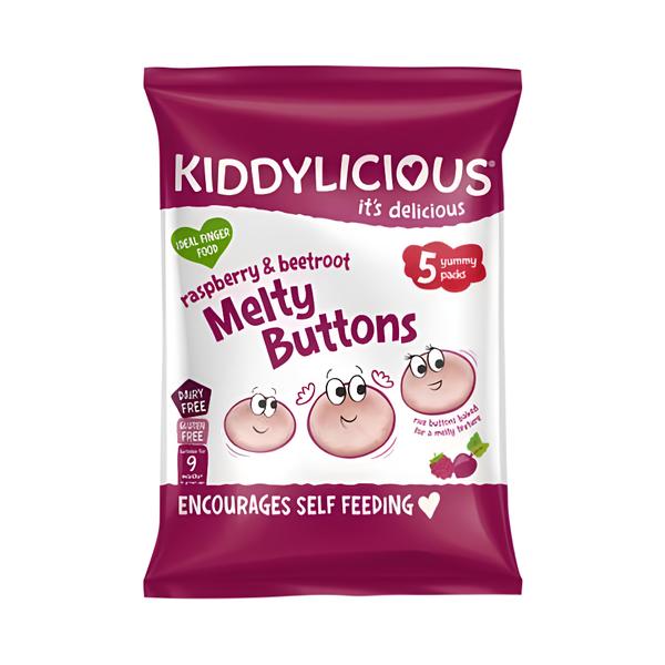 Kiddylicious Ovocno-zeleninové knoflíčky Malina s řepou