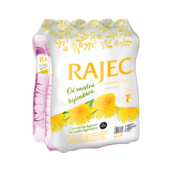 Rajec Pramenitá voda Pampeliška nesycená 6x1,5l