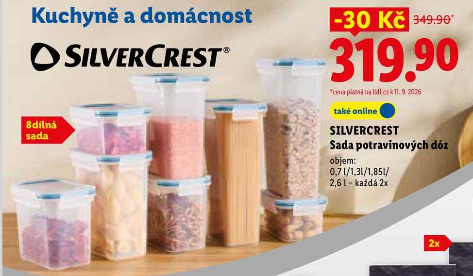 SILVERCREST Sada potravinových dóz