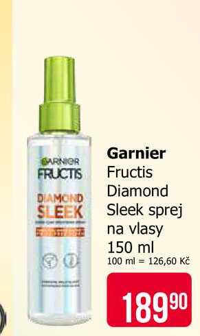 Garnier Fructis Diamond Sleek sprej na vlasy 150 ml 