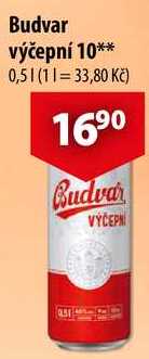 Budvar výčepní 10, 0,5 l
