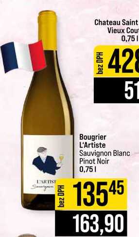 Bougrier L'Artiste Sauvignon Blanc Pinot Noir 0,75l