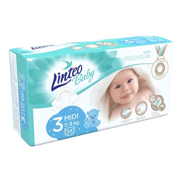 Linteo Baby Prémium Midi vel. 3 (5-9kg)