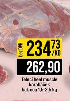 Telecí heel muscle karabáček bal. cca 1,5-2,5 kg