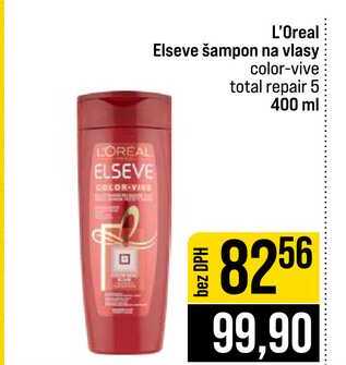 L'Oreal Elseve šampon na vlasy color-vive total repair 5 400 ml