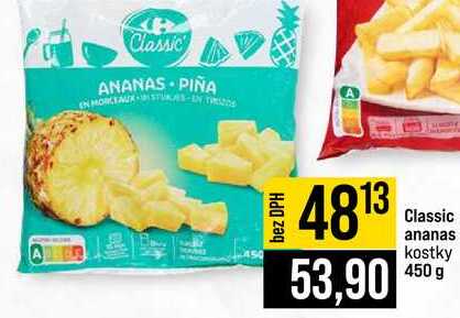 Classic ananas kostky 450 g 