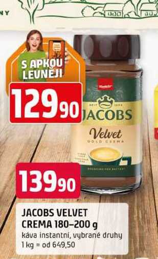 Jacobs Velvet Crema 200g