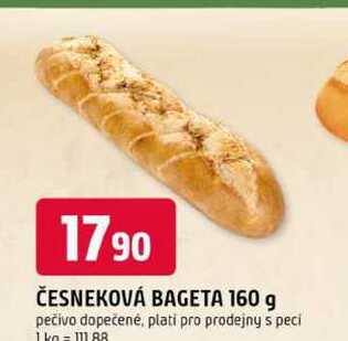 ČESNEKOVÁ BAGETA 160 g