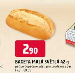 BAGETA MALÁ SVĚTLÁ 42 g