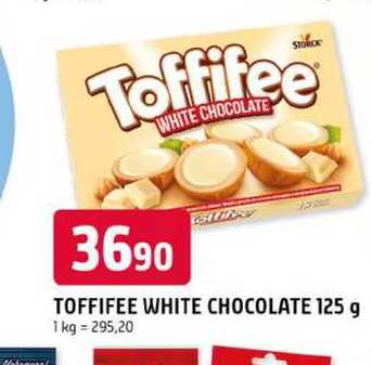 TOFFIFEE WHITE CHOCOLATE 125 g