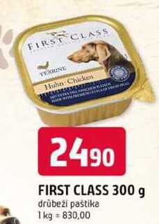 FIRST CLASS 300 g drůbeži paštika
