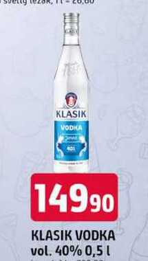 KLASIK VODKA vol. 40% 0,5l