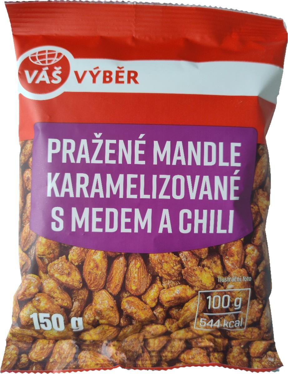 VÁŠ VÝBĚR Mandle pražené, 150 g