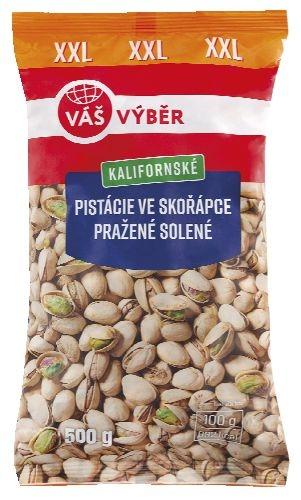 VÁŠ VÝBĚR Pistácie XXL, 500 g