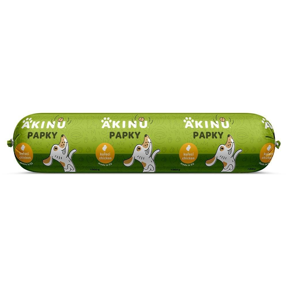 Papky Kuřecí salám krmivo pro psy, 1000 g