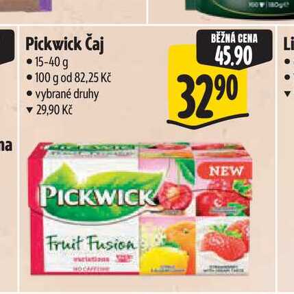 Pickwick Čaj 15-40 g