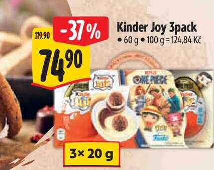 Kinder Joy 3pack 60 g
