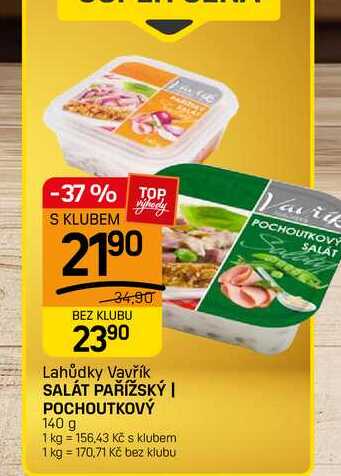 SALÁT PAŘÍŽSKÝ | POCHOUTKOVÝ 140 g