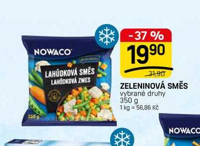 ZELENINOVÁ SMĚS vybrané druhy 350 g