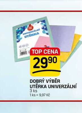 DOBRÝ VÝBĚR UTĚRKA UNIVERZÁLNÍ 3 ks