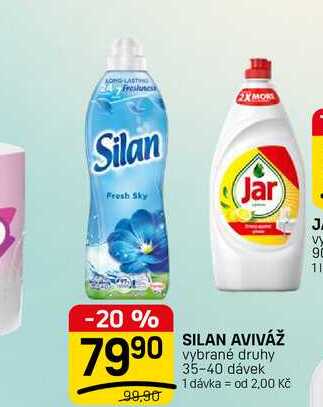 SILAN AVIVÁŽ vybrané druhy 35-40 dávek