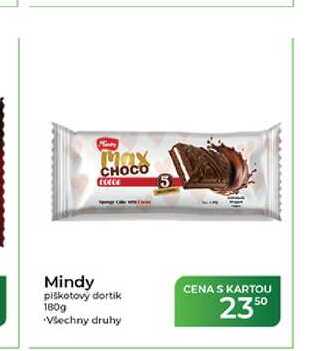 Mindy piškotový dortík 180g