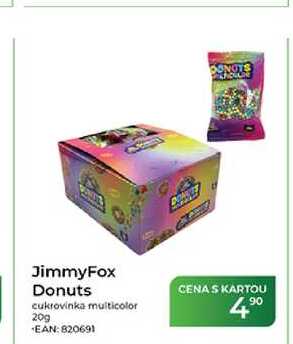 JimmyFox Donuts cukrovinka multicolor 20g