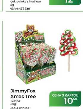JimmyFox Xmas Tree lízátka 50g