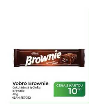 Vobro Brownie čokoládová tyčinka brownie 48g