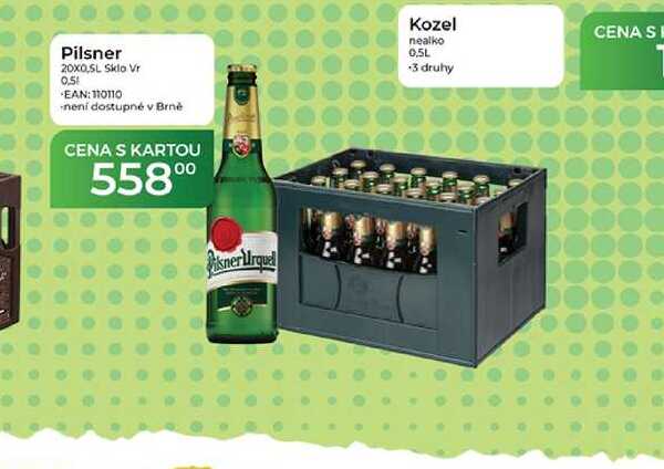 Pilsner 20x0,5l Sklo
