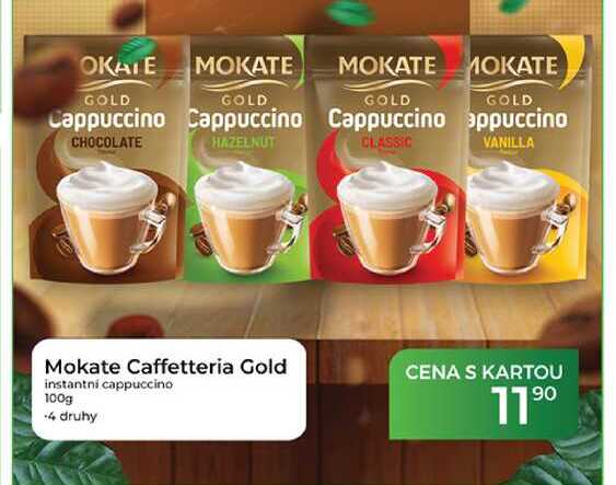 Mokate Caffetteria Gold instantní cappuccino 100g