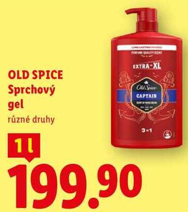 OLD SPICE Sprchový gel, 1 l