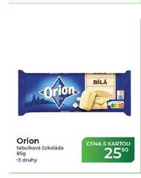 Orion tabulková čokoláda 85g