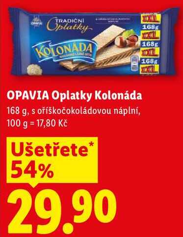 OPAVIA Oplatky Kolonáda, 168 g