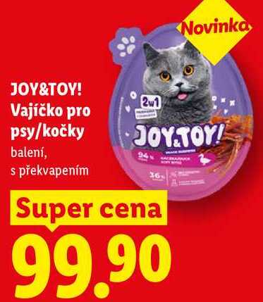JOY&TOY! Vajíčko pro psy/kočky, balení