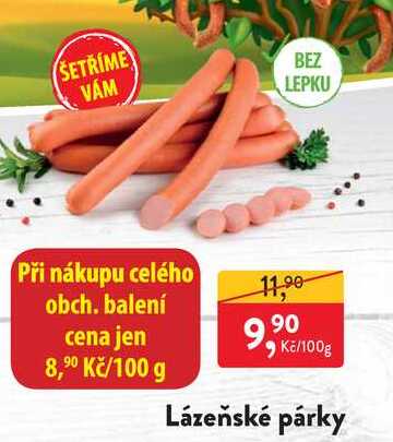 Lázeňské párky 100g